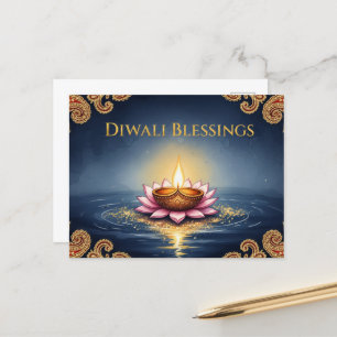 Happy Diwali Postkarte
