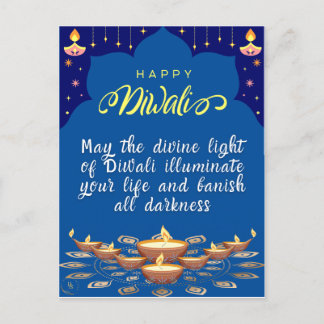 Happy Diwali Postkarte