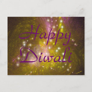 Happy Diwali Postkarte. Postkarte