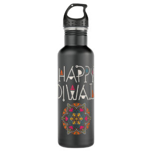 Happy Diwali Prosperity Falknerei - Falconeria Loc Edelstahlflasche