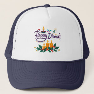 Happy Diwali Trucker Hat Truckerkappe