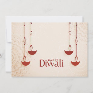 Happy Diwali Urlaubskarte Feiertagskarte