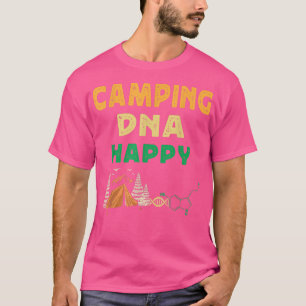 Happy DNA Camping Nature  T-Shirt