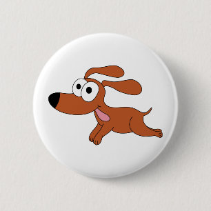 Happy Dog Button
