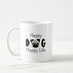 Happy Dog Happy Life Kaffee Tasse