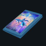 Happy Dolphin Familie Dreifache Brieftasche Trifold Geldbörse<br><div class="desc">Dolphin Couple Painting - Anpassbar - Wählen / Fügen Sie Ihren einzigartigen Text - Name / Farbe / Schriftart / Größe / Elemente - Bild - Ihr Sondergeschenk machen - Vergrössern und verschieben oder entfernen und hinzufügen / Elemente / Text mit Anpassungstool ! Malerei und Design von MIGNED. Bitte sehen...</div>