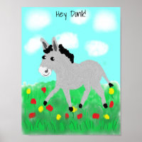 Happy Donkey in Blume Meadow