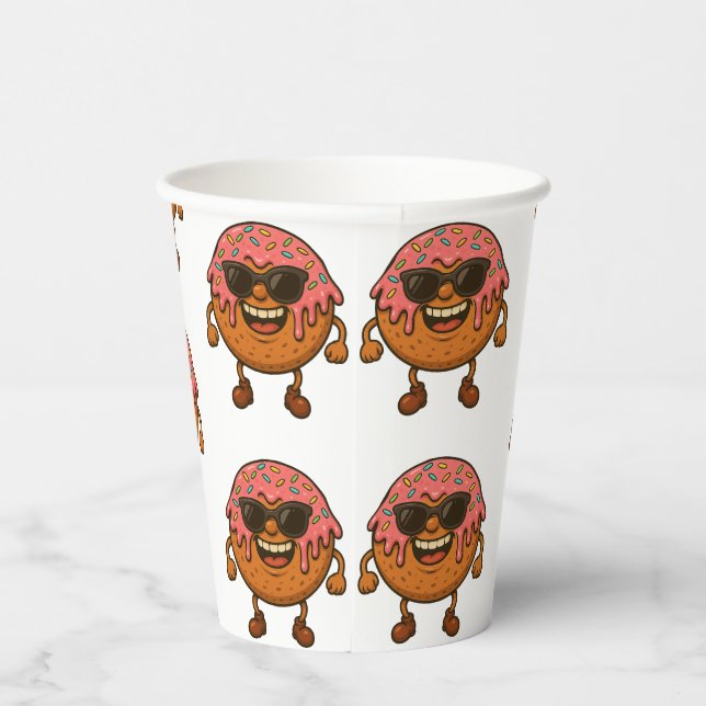 Happy Donuts Pappbecher (Rechts)