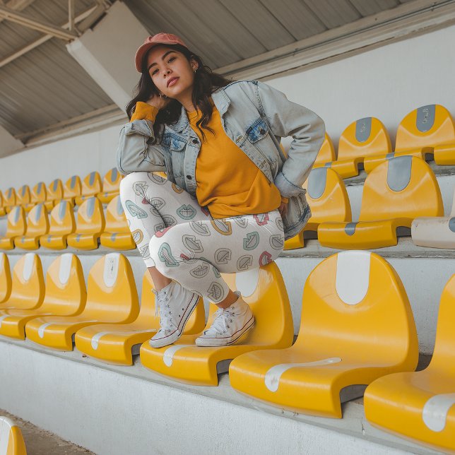 Happy Doodle Laugh Leggings (Von Creator hochgeladen)