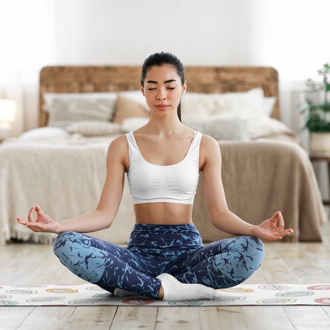 Happy Doodle Laugh Yogamatte (Von Creator hochgeladen)