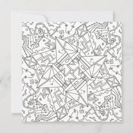 Happy Doodles: Origami Dinosaur Land Coloring