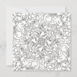 Happy Doodles: Weltweite Farbflachkarte