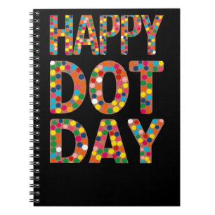 Happy Dot Day Art Notizblock