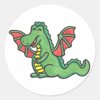Happy Dragon Aufkleber