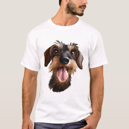 Happy Drahthaar Dackel T-Shirt