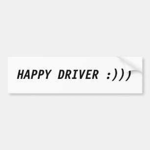 Happy Driver Autoaufkleber
