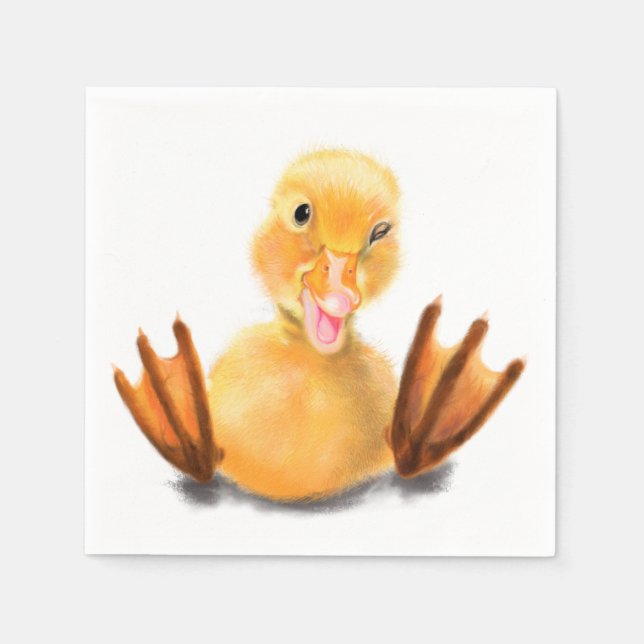 Happy Duck Napkins Serviette (Vorderseite)