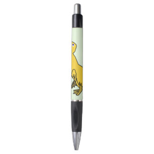 Happy Duckling and Butterfly Pen Kugelschreiber