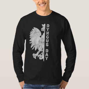 Happy Dyngus Day Polska Polnischer Weißer Adler T-Shirt