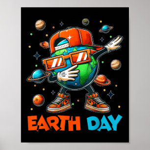 Happy Earth Day 2025 Funny Earth Day Kinder Kleink Poster