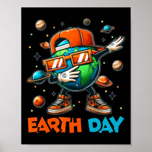 Happy Earth Day 2025 Funny Earth Day Kinder Kleink Poster