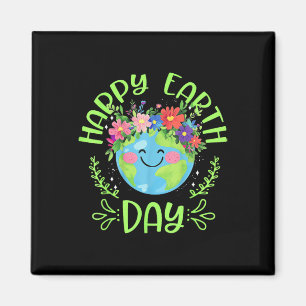 Happy Earth Day 2025 Niedlich Earth Day Kinder Kle Magnet