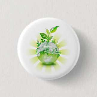 HAPPY EARTH DAY 2026 SAVE THE PLANET BUTTON
