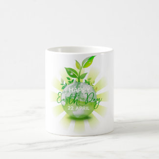 HAPPY EARTH DAY 2026 SAVE THE PLANET KAFFEETASSE