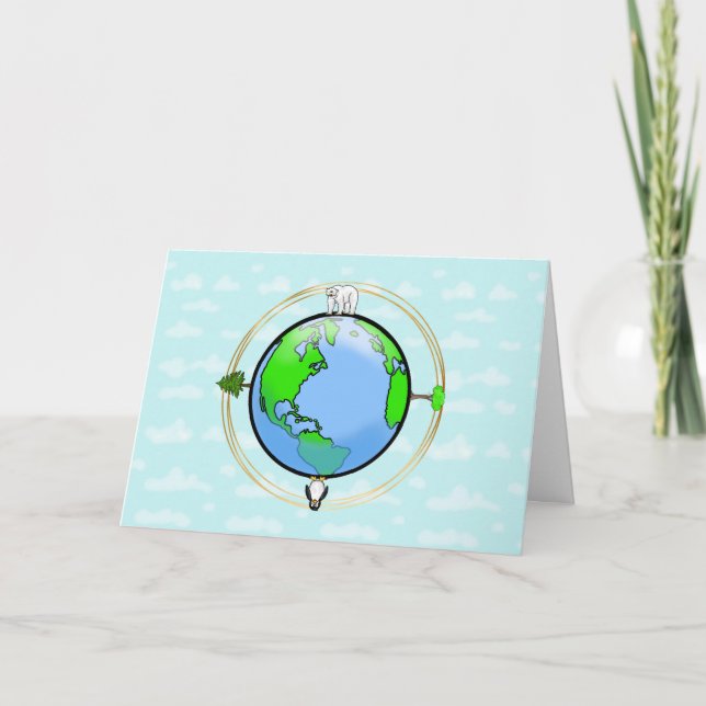 Happy Earth Day Card Feiertagskarte (Vorderseite)