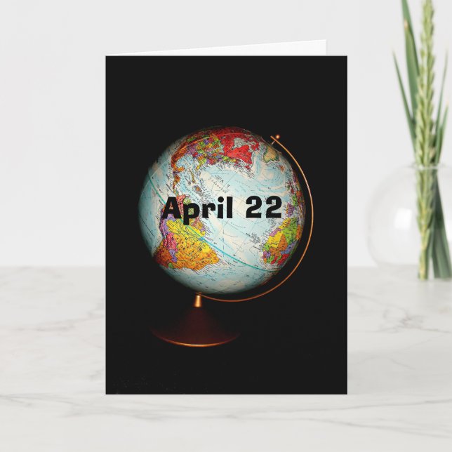 Happy Earth Day! Karte (Vorderseite)