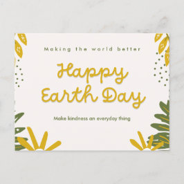 Happy Earth Day Postkarte