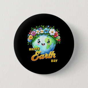 Happy Earth Day Rainbow Shirt Earth Day 2025 Kinde Button