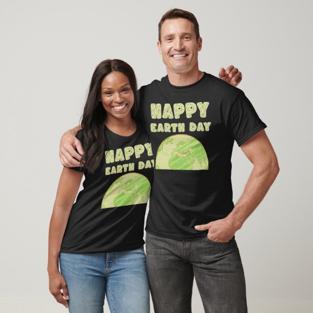 Happy Earth Day, rette den Planeten T-Shirt (Unisex)