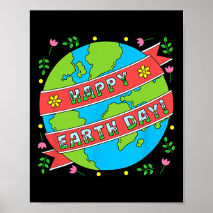 Happy Earth Day Shirt Niedlich Earth Day Men Women Poster