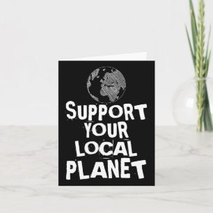 Happy Earth Day unterstützen Ihren lokalen Planete Karte