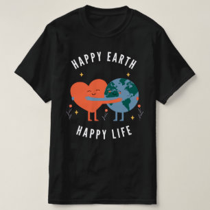 Happy Earth Mens T - Shirt