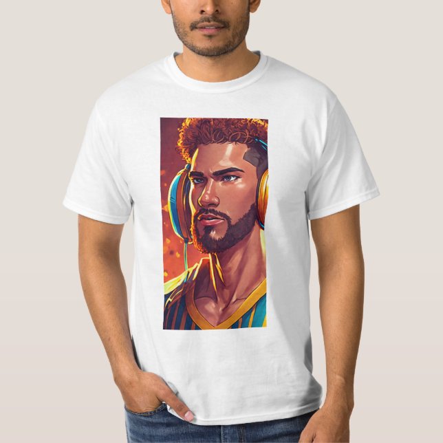 Happy Earth Music Vibes T - Shirt (Vorderseite)