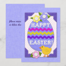 Happy Easter Baby Chick Imitate fühlen Textur