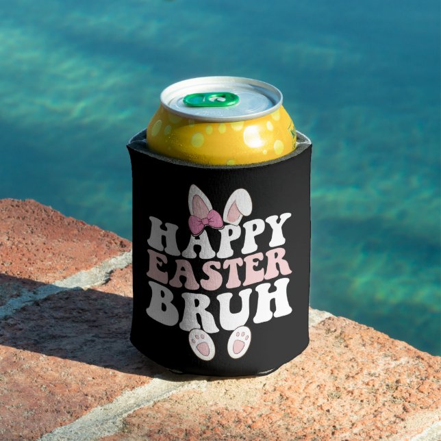 Happy Easter Bruh Bro Bunny Egg Hunt Groovy Retro Dosenkühler (In Situ Pool)