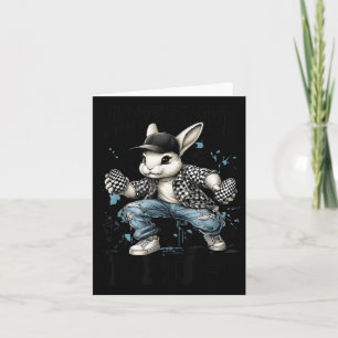 Happy Easter Bruh Funny Bunny Rabbit Osterkids B Karte