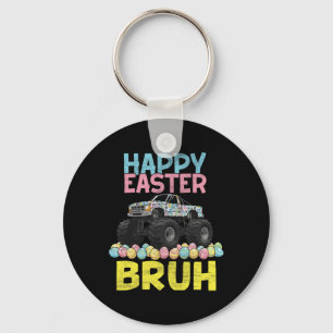 Happy Easter Bruh Funny Monster Truck Bunny Eggs B Schlüsselanhänger