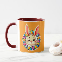 Happy Easter Bunny – Colorful Spring Art caneca Tasse