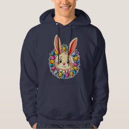 Happy Easter Bunny – Colorful Spring Art moletom Hoodie