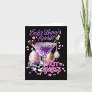Happy Easter Bunny Favorite Hot Mess Niedlich Mart Karte