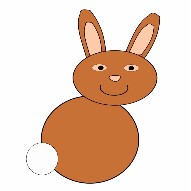 Happy Easter Bunny Foto Skulptur (Vorne)