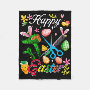 Happy Easter Bunny Hair Stylist Tools Job Team Hun Fleecedecke