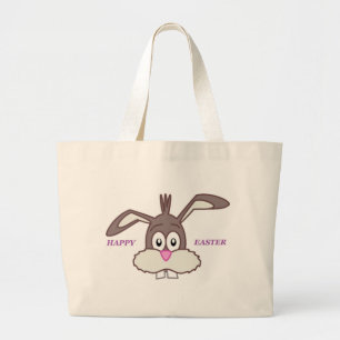 "HAPPY EASTER" BUNNY JUMBO STOFFBEUTEL