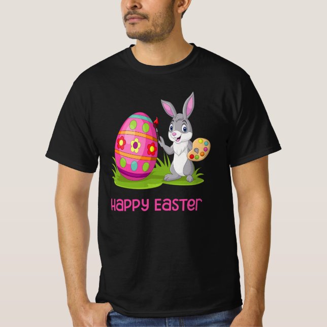 Happy Easter Bunny - Liebe Coloring- T-Shirt (Vorderseite)