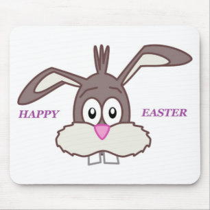 "HAPPY EASTER" BUNNY MOUSEPAD