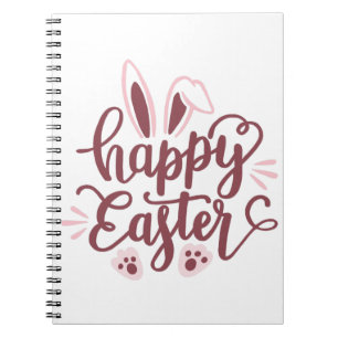 Happy Easter Bunny Notebook - Niedliches Spring Jo Notizblock